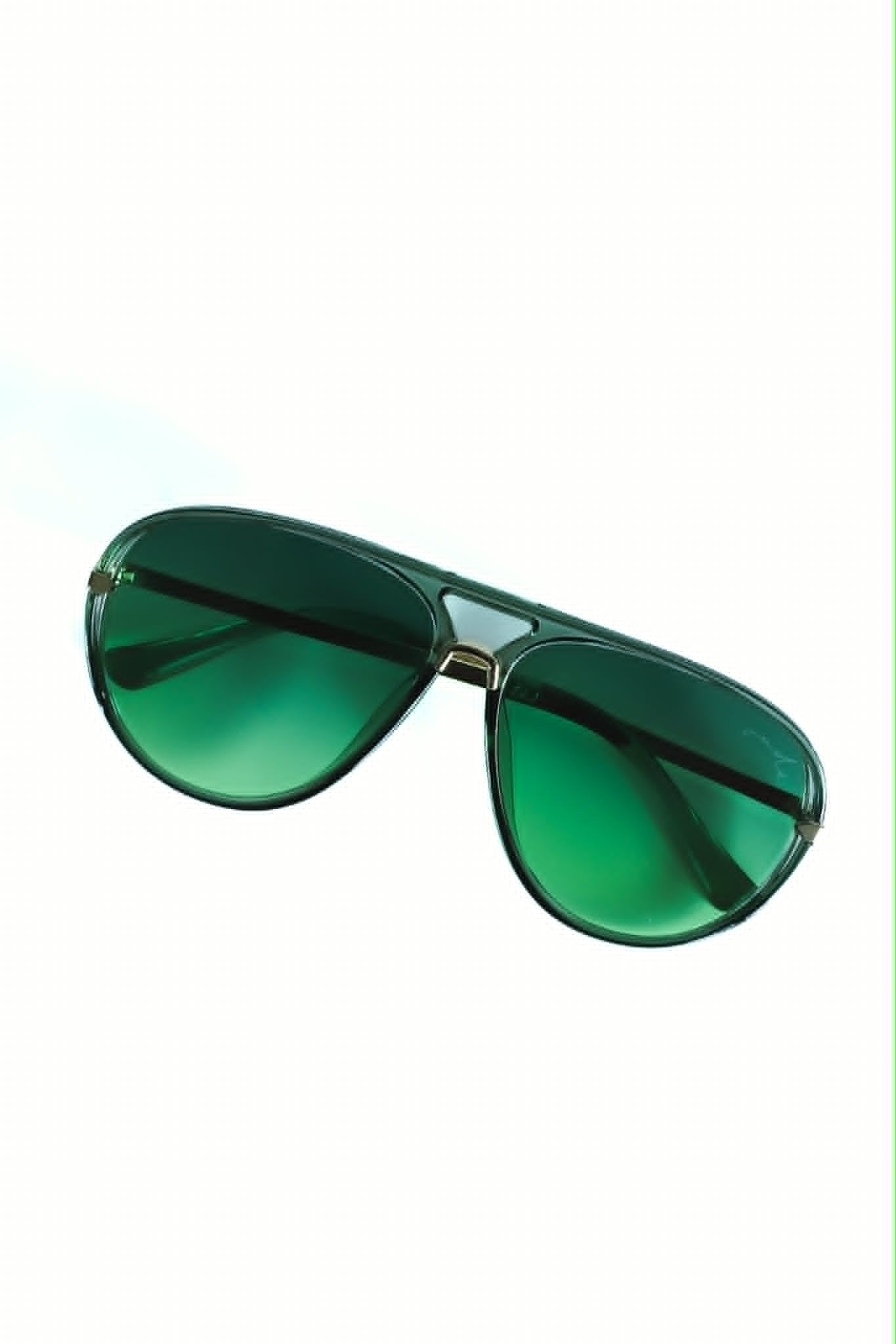 GREEN N GOLD PALM | GLASSES